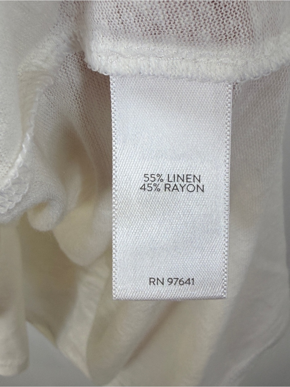 Pure Jill J. Jill Sleeveless V-Neck White Linen Rayon Blend Tank Top Sz XLP - Picture 4 of 11